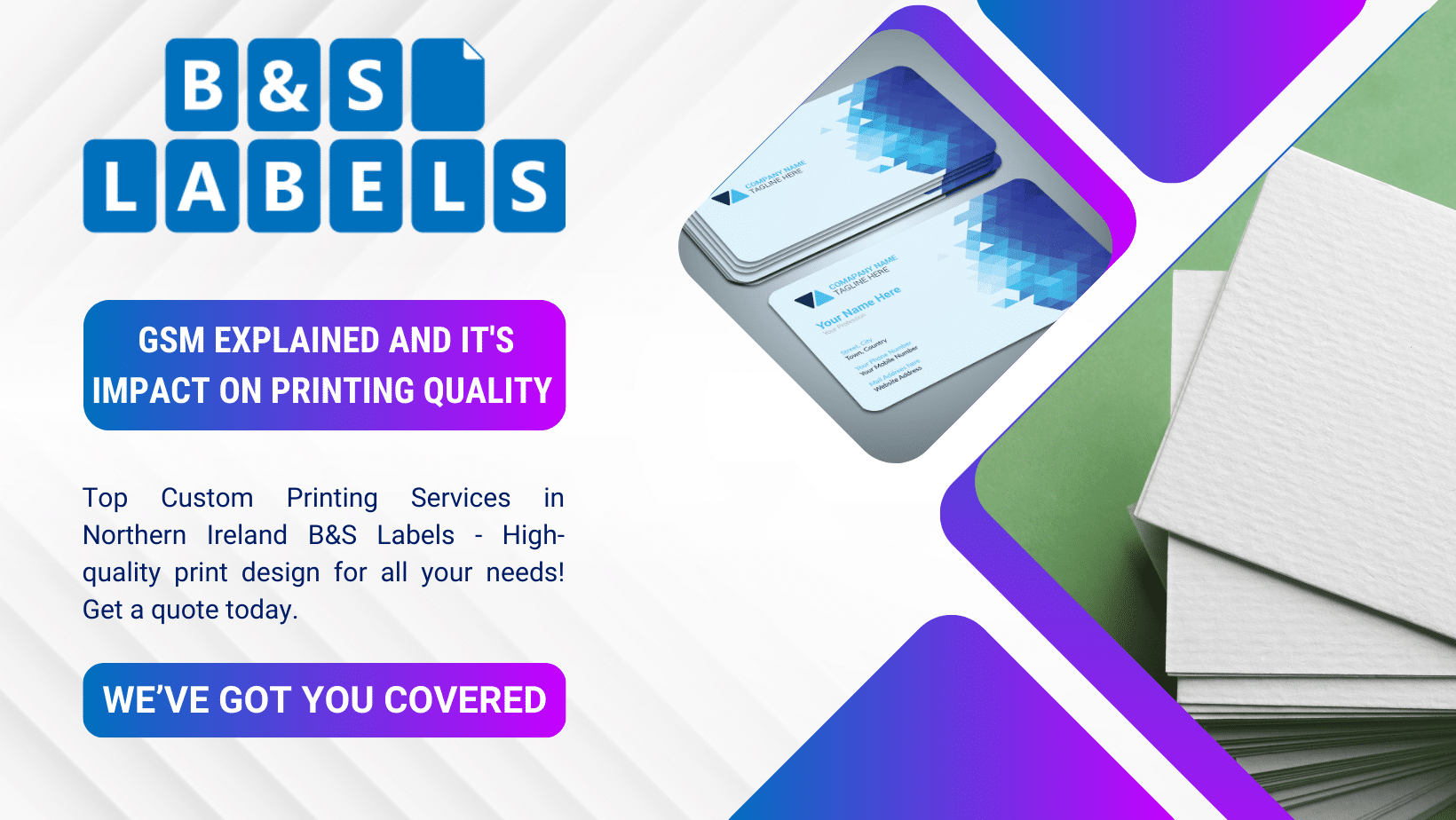 How Paper GSM Explained Impacts Printing Quality