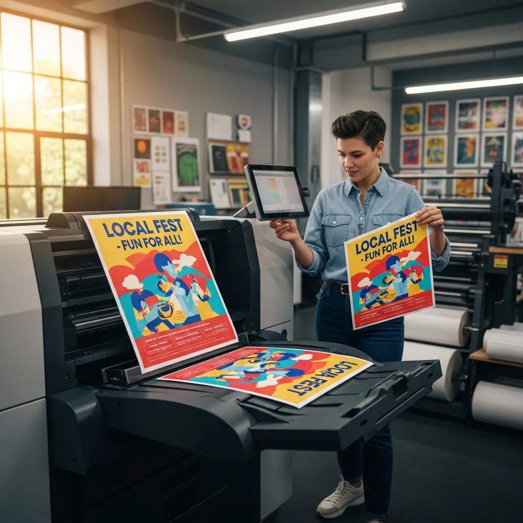 local promotion poster distribution, bulk poster printing quantities, small business poster marketing, poster placement strategy, printed posters for local advertising