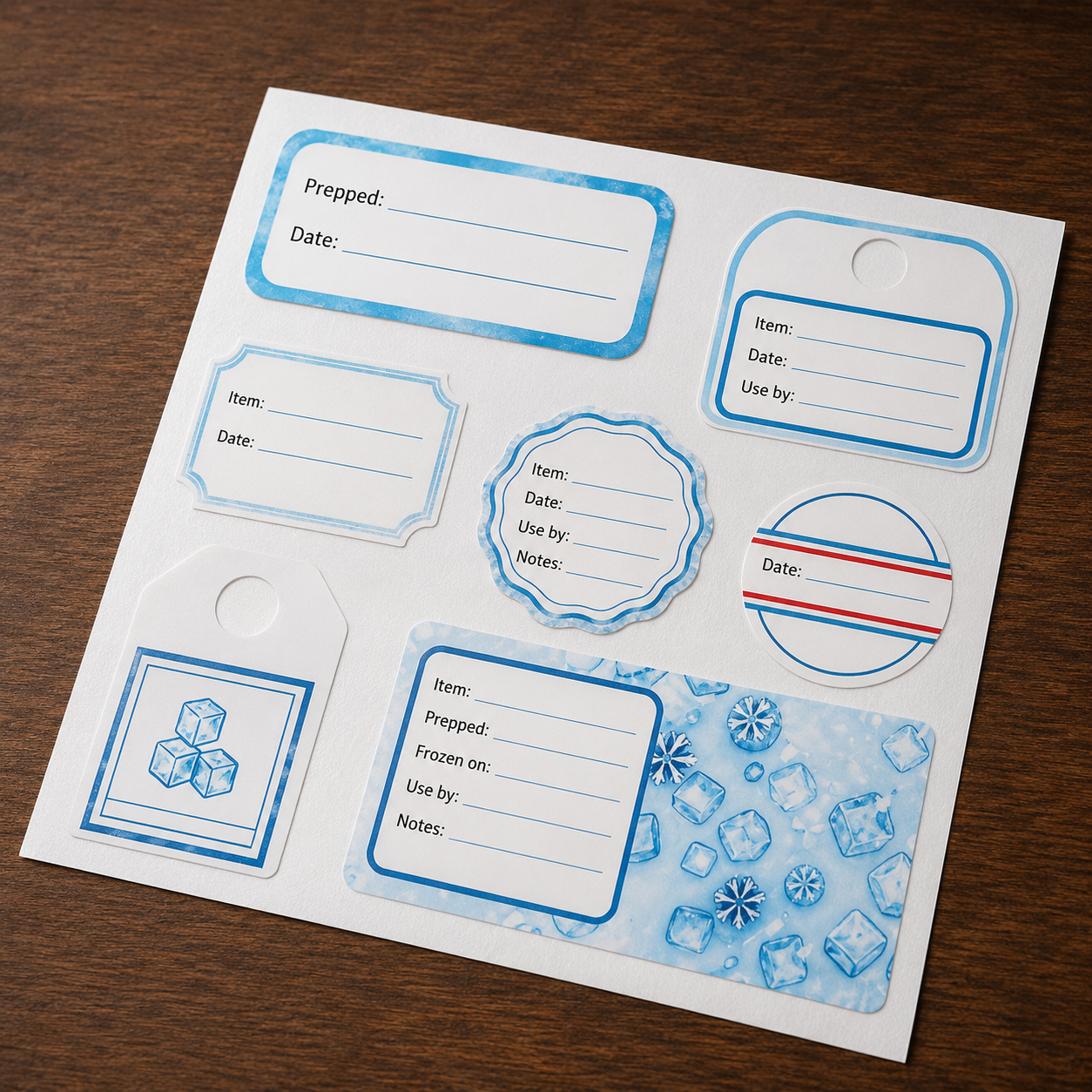waterproof freezer labels in cold storage