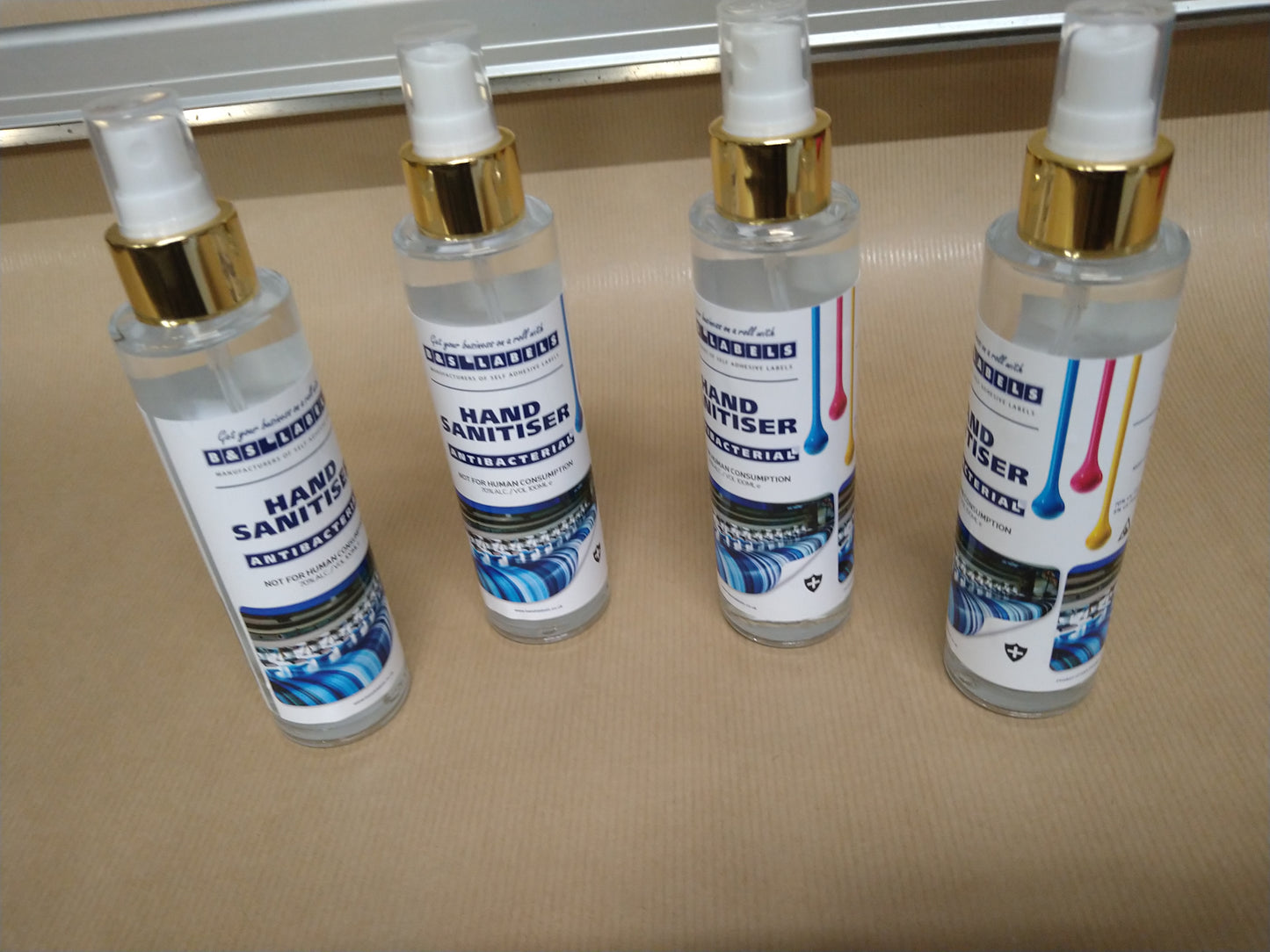 Bespoke Kiss Cut Labels On The Roll - Printed