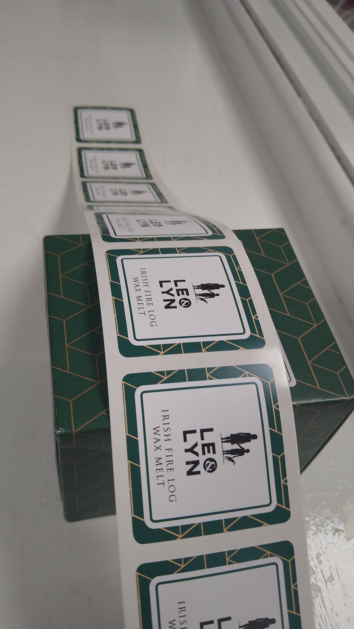 Bespoke Kiss Cut Labels On The Roll - Printed