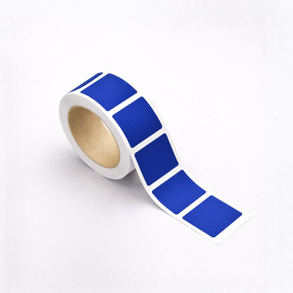 Square Labels On The Roll - Printed
