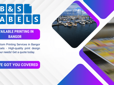 a picture saying available printing in Bangor