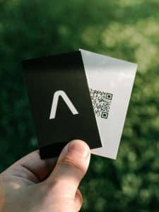 Business Cards with a QR code