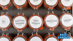 Labels on Jars